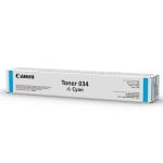 Toner Cartridge Canon 034 Cyaan Origineel ImageClass Mf820Cdn MF810Cdn 7300 Pagina's