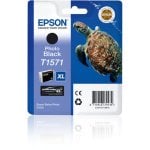 Inktcartridge Epson Turtle T1571 XL Foto Zwart Origineel