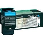 Lexmark C544/546, X544/546 Cartouche de toner cyan consignée à très haut rendement (4K)