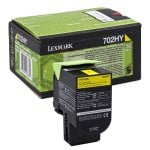 Cartuccia toner Lexmark 702HY 1 pezzo(i) Originale Giallo