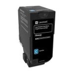 Cartuccia toner Lexmark 74C2SC0 1 pz. Originale Ciano
