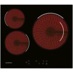 Inifiniton VIT3P54W Placa Vitrocerámica 3 Zonas 60cm Negra