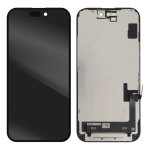 Clappio Bloc Complet pour iPhone 15 Ltps Écran LCD et Verre Tactile Noir