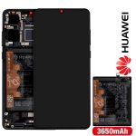 Bloc complet Huawei P30 LCD écran tactile batterie 3650mah Original noir