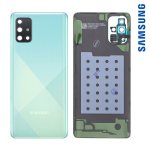 Cache batterie d'origine Samsung Galaxy A71, pièce de rechange, bleu
