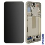 LCD complet officiel pour Samsung S23 Plus Vitre tactile et châssis beige