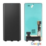 Schermo intero ufficiale per Google Pixel 7 Pro Touch Glass e chassis nero Schermo intero ufficiale per Google Pixel 7 Pro Touch Glass e chassis nero
