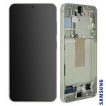 LCD complet officiel pour Samsung S23 Vitre Tactile et Châssis Vert Lime