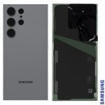 Cache Batterie Pour Samsung Galaxy S23 Ultra Original Gris Foncé
