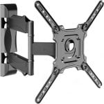 Support mural TV Onkron M4-B 32"-65" pivotant à -90º/+90º jusqu'à 35Kg noir