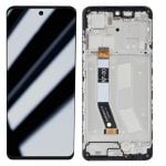 Clappio Bloc Complet pour Motorola G73 5g LCD + Dalle Tactile et Châssis Noir