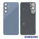Samsung Cache batterie pour Samsung A05s avec objectif d'appareil photo d'origine Bleu clair