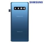 Coque arrière d'origine Samsung pour Samsung Galaxy S10 Plus - Bleue