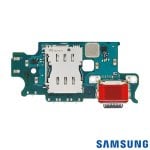 Connecteur de charge USB-C d'origine Samsung S23 Plus avec microphone et lecteur SIM