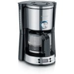 Severin KA 4826 Cafeteira Elétrica10 Chávenas 1000W Aço Inoxidável
