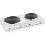 Severin DK 1042 Hornillo de Mesa 2 Fuegos 2500W Blanco Severin DK 1042 Hornillo de Mesa 2 Fuegos 2500W Blanco