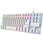 Affidati alla tastiera da gioco USB Thado TKL GXT 833W con illuminazione a LED bianca