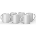 Tazza Cricut Mug White 350ml Ceramica Bianca Set 6 pezzi Sublimazione