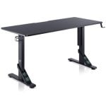 Table de bureau de jeu Valk Skuld 136x60 cm noir