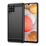 Capa de fibra de carbono digital Max Power para Samsung Galaxy A42 5G anti-choque silicone preto