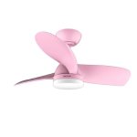 Cecotec EnergySilence Aero 3050 Rosa Ventilatore da soffitto con luce e telecomando 36W Rosa