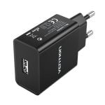 Caricatore da muro Vention WML-CH07-EU-B/ 1xUSB/ 12W Nero