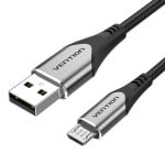 Vention Cable Micro USB a USB 2.0 Macho/Macho 1.5m Gris Vention Cable Micro USB a USB 2.0 Macho/Macho 1.5m Gris