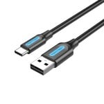 Vention COKBC Cable USB Macho a USB-C Macho 25cm Gris Vention COKBC Cable USB Macho a USB-C Macho 25cm Gris