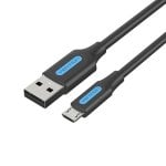 Cabo Vention USB 2.0 COLBH USB Macho - MicroUSB Macho 2m Preto