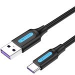 Cavo Vention CORBC da USB 2.0 maschio a USB tipo C maschio 0,25 m nero