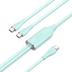 Vention CTMGG-Kabel USB Typ-C Stecker auf USB-C (2) Stecker 1,5 m Grün
