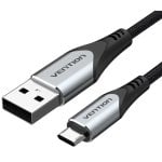 Vention COCHG Kabel USB 2.0 Stecker auf Micro USB Stecker, 1,5 m, Schwarz