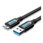 Vention Cable USB 3.0 para Discos Duros Externos 10W 1.5m Negro Vention Cable USB 3.0 para Discos Duros Externos 10W 1.5m Negro