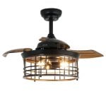 Cecotec EnergySilence Aero 3600 Invisible Metallic Style Ventilador de Techo con Luz 25W Negro Cecotec EnergySilence Aero 3600 Invisible Metallic Style Ventilador de Techo con Luz 25W Negro