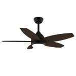 Cecotec EnergySilence Aero 4200 Black&Darkwood Ventoinha de Teto com Luz e Comando 53W
