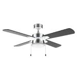 Cecotec EnergySilence Aero 450 Ironblack Ventilatore da soffitto con luce 50W Nero/Argento