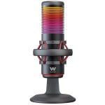 Woxter Mic Studio 70 Microfono a condensatore RGB per lo streaming nero