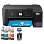 Epson EcoTank ET-2870 Impresora Multifunción Color WiFi + Epson 104 Cartucho de Tinta Negro