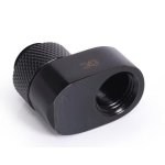 Drehbarer Alphacool Eiszapfen 16mm Anschluss G1/4 Schwarz Messing