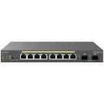 "Switch EnGenius EWS2910FP-Fit gestito locale/cloud. PoE 110 W (tutte le porte) 8 porte Ethernet + 2 porte SFP Lo switch gestito EnGenius Fit EWS2910P-FIT è uno switch Layer 2 a 8 porte più Gigabit PoE con un budget PoE di undici