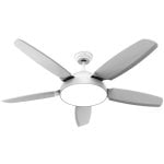 Ventilatore da Soffitto Universale Blu Pampero 7052W con Luce LED 5 Pale Bianca