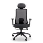 Spacio Ardena Silla Ergonómica de Malla con Cabezal Negra Spacio Ardena Silla Ergonómica de Malla con Cabezal Negra