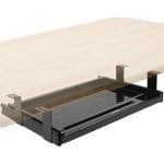 Duronic DKTSX2 Plataforma Teclado/ratón Mesa Instalación Pinza Ahorro Espacio Negro Duronic DKTSX2 Plataforma Teclado/ratón Mesa Instalación Pinza Ahorro Espacio Negro