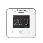 Ariston Cube RF Termostato Inalambrico Compatible con App Ariston Net (Necesario Receptor RF) Blanco