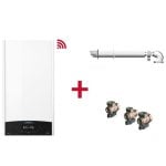 Ariston Genus One+ WiFi 30 Clase A + Kit 3 Grifos + Kit Salida de Humos