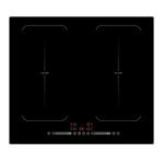Amsta AMTI642F Placa de Inducción 2 Zonas Flexibles 4 Fuegos 60cm 7400W Negra Amsta AMTI642F Placa de Inducción 2 Zonas Flexibles 4 Fuegos 60cm 7400W Negra