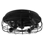 Ventilador Cecotec EnergySilence LampAero 600 Iron Design 60cm 20W DC Luz LED Negro Ventilador Cecotec EnergySilence LampAero 600 Iron Design 60cm 20W DC Luz LED Negro