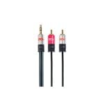 Dcu 30701220 Nero / Cavo Jack da 3,5 (m) A 2x Rca (m) 1 M