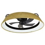 Ventilateur de plafond Cecotec Energysilence Lampaero 600 Design Mimbre LED 20W