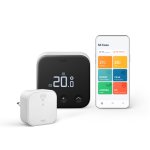 Tado Kit de Inicio con Termostato Inteligente X con Cableado y Bridge para Internet